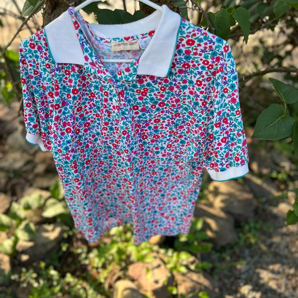 Potomac sport flowered top